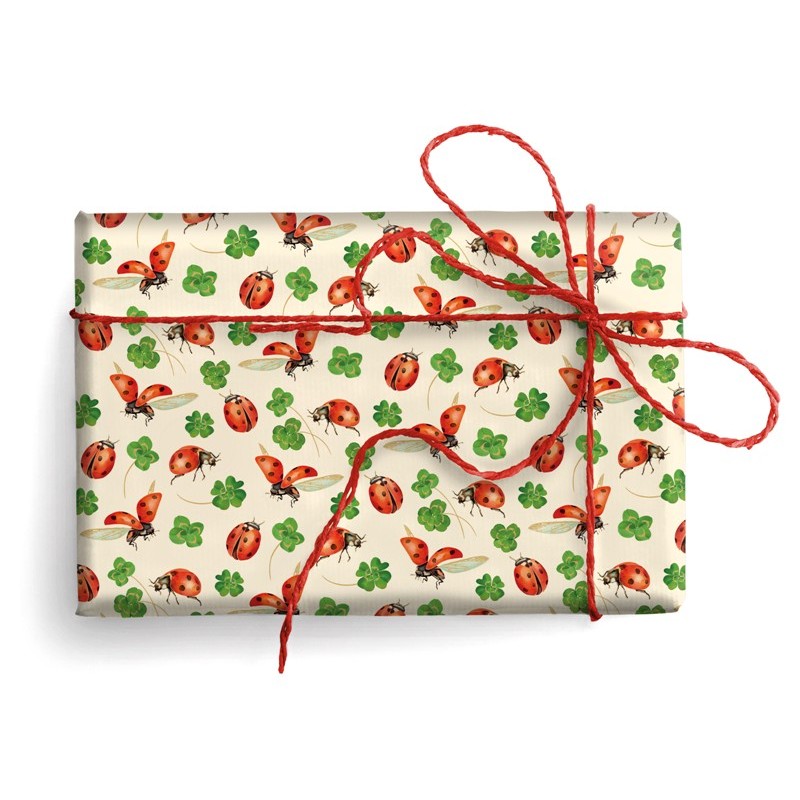 Carta Decorativa con Oro Ladybugs 80gr di Toscana Carte Pregiate Srl