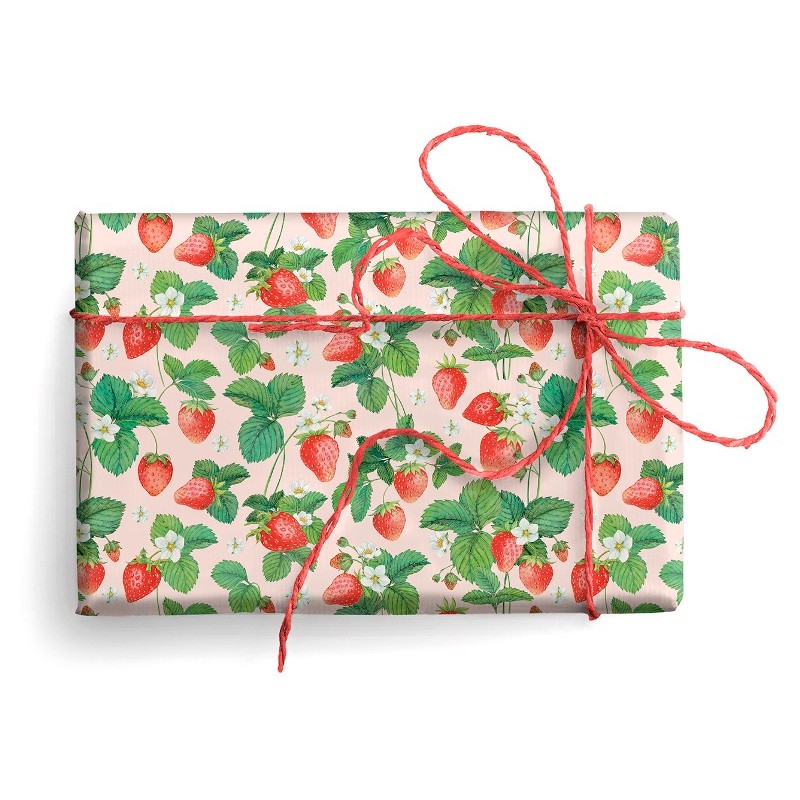 Carta Decorativa con Oro Strawberries 80gr di Toscana Carte Pregiate Srl