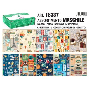 Carta Regalo Sog.Maschile 70x100 di Toscana Carte Pregiate Srl