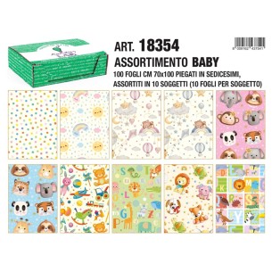 Sc.100 Fg Carta Regalo Sogg.Baby 70x100 di Toscana Carte Pregiate Srl