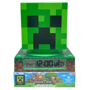 Lampada 3d con Sveglia e Data Minecraft di Kids