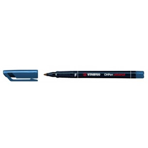 Stabilo Ohpen F Permanente Blu