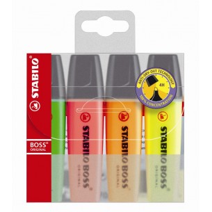 Stabilo Boss Astuccio 4 Colori Ass.