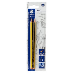 Blister Noris 2 Matite in Grafite 2b Blist. Gradazione 2b (-0) di Staedtler