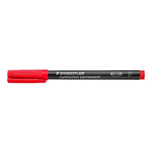 Lumocolor Permanente Punta Fine Colore Rosso di Staedtler